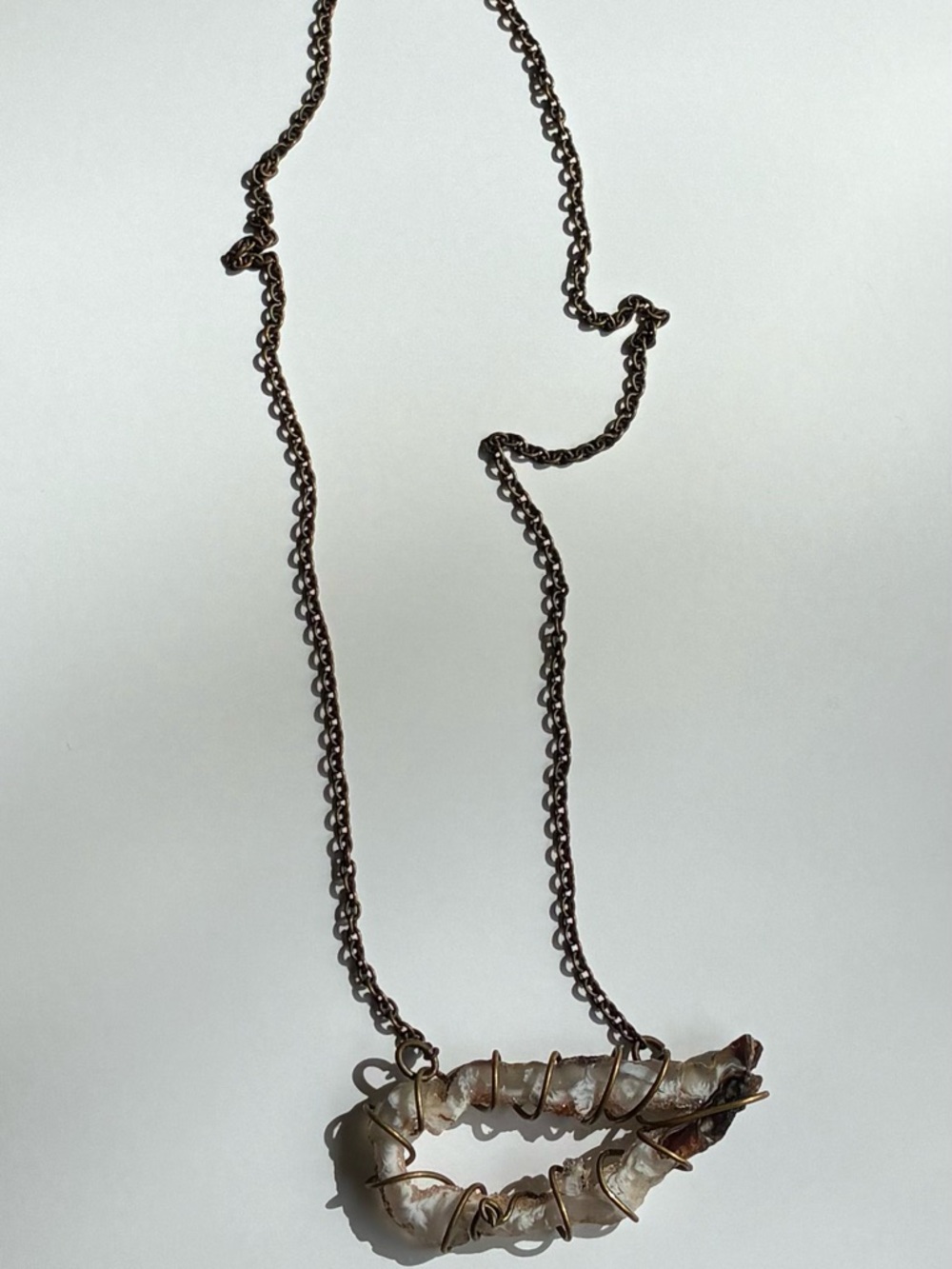 Handcrafted Crystal Stone Necklace